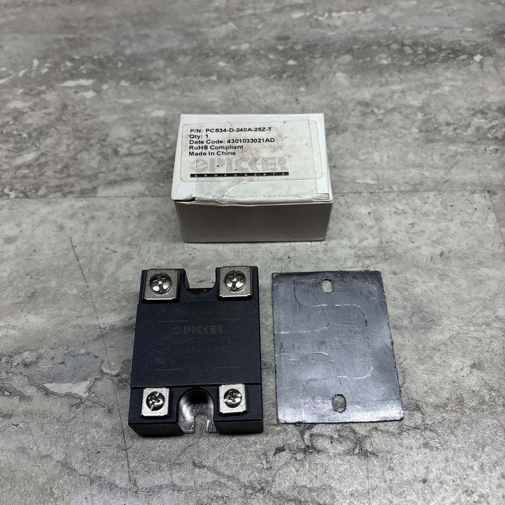 Picker PCS34-D-240A-25Z-T Solid State Relay, Panel Mount, New