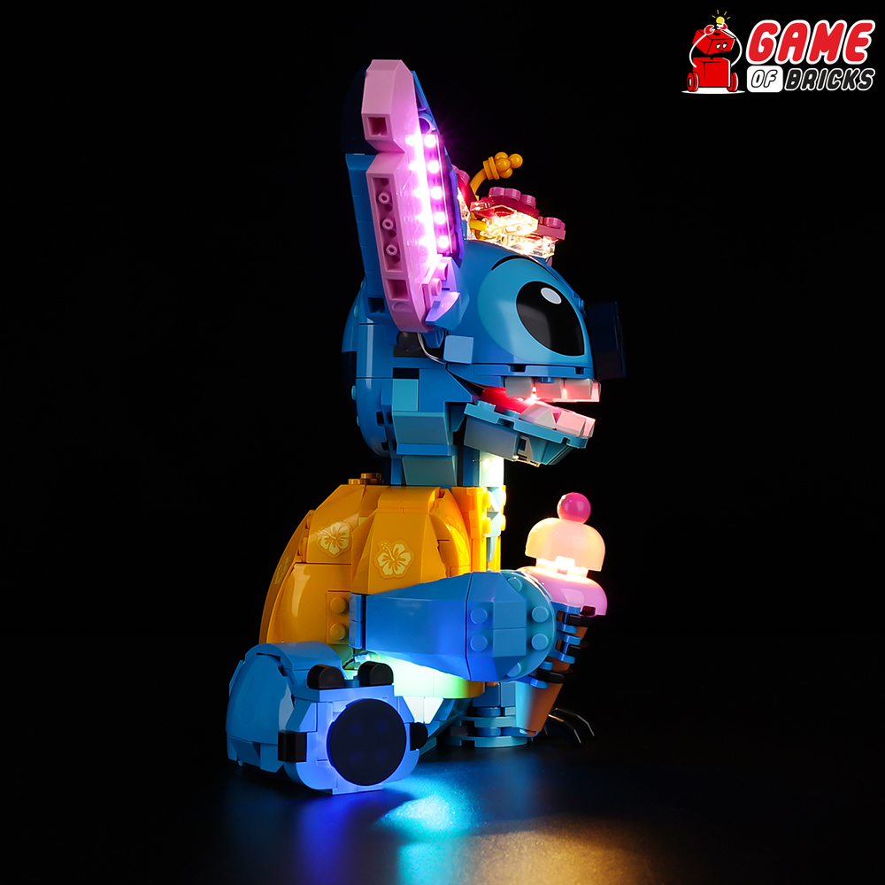 LED Light Kit for Stitch - Compatible with LEGO® 43249