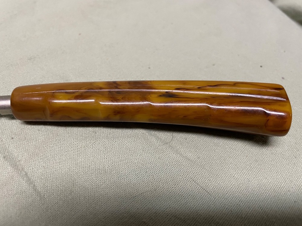 Vintage Sharpening Steel With Bakelite Handle