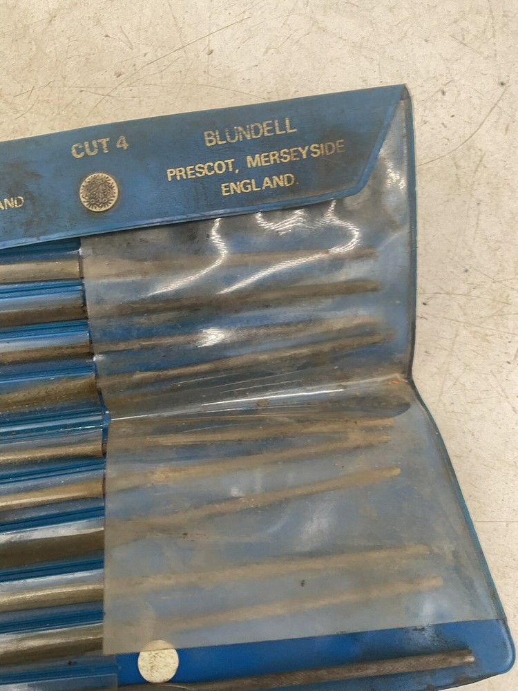 BLUNDELL 12 ASSORTED Needle Files MADE IN ENGLAND