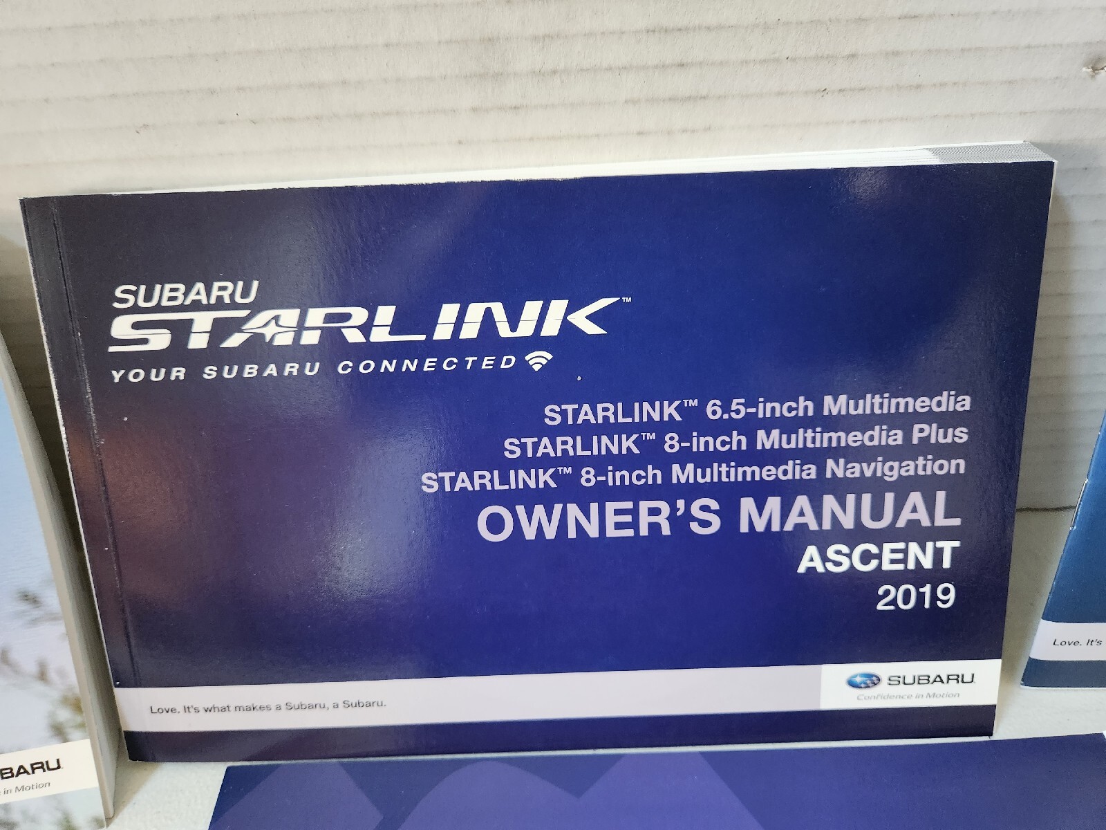 2019 Subaru ASCENT Factory Owners Manual Set With Navigation And Case OEM