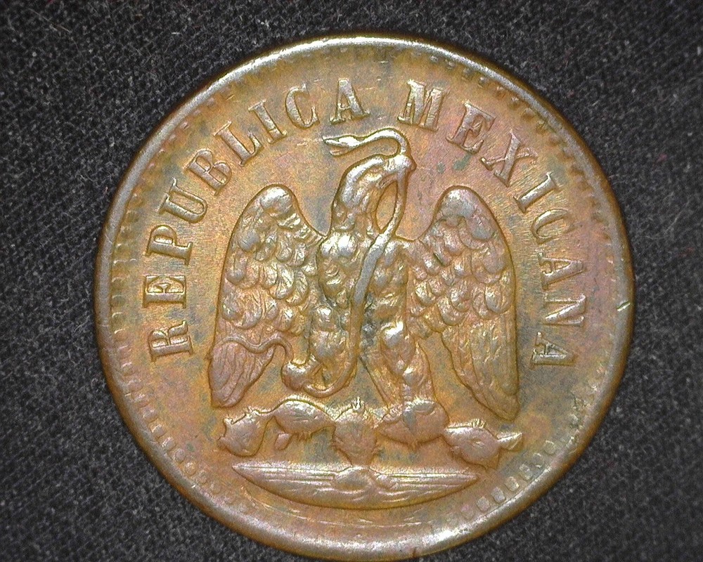 MEXICO 1892 Mo 1 CENTAVO KM391.6 EXTREMELY FINE ~48