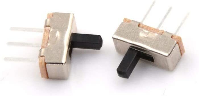 10pcs on-off switch mini 1 Way 2 Position Slide Switch PCB Mount Electronics USA