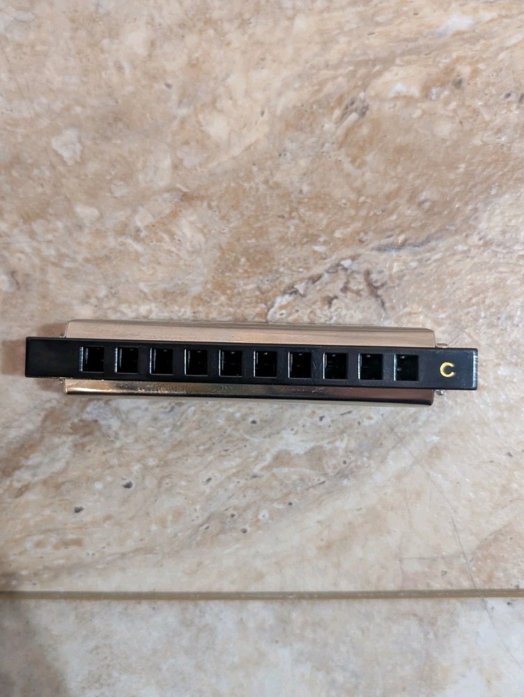 Swan Blues Power 10 Hole C Key Harmonica With Case