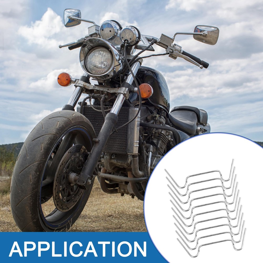 Universal Headlight Spring Clip Replacement Motorcycle Mounting Spring Clip for Qu...