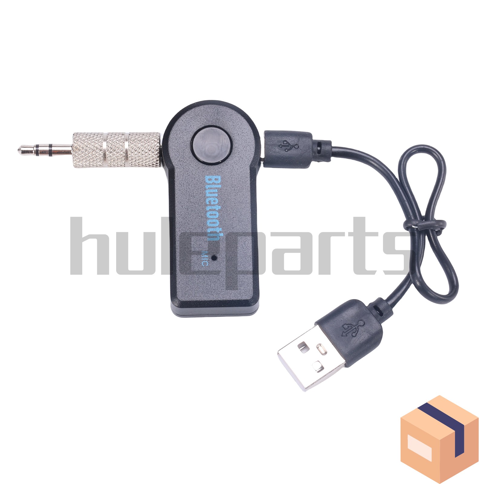 New Car Receiver Adapter Wireless Bluetooth 3.5mm AUX Audio Stereo Music Home