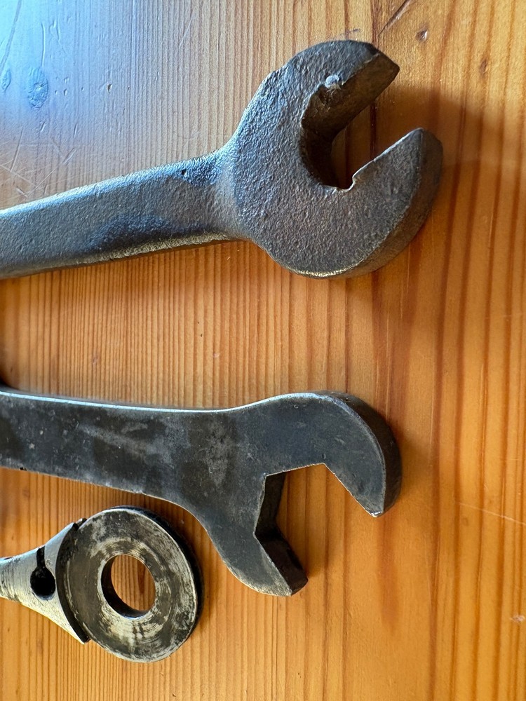 Vintage AJS 53 Spanner, M20 Spanner, Motorcycle Choke Lever