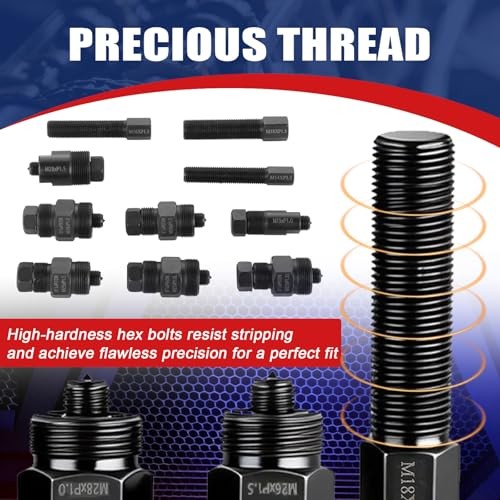 10PCS Motorcycle Flywheel Puller Set – Universal Flywheel Puller Tool Kit
