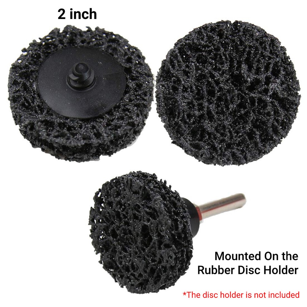 10PCS 2" Roll Lock Die Grinder Stripping Paint Rust Removal Wheels Sanding Discs