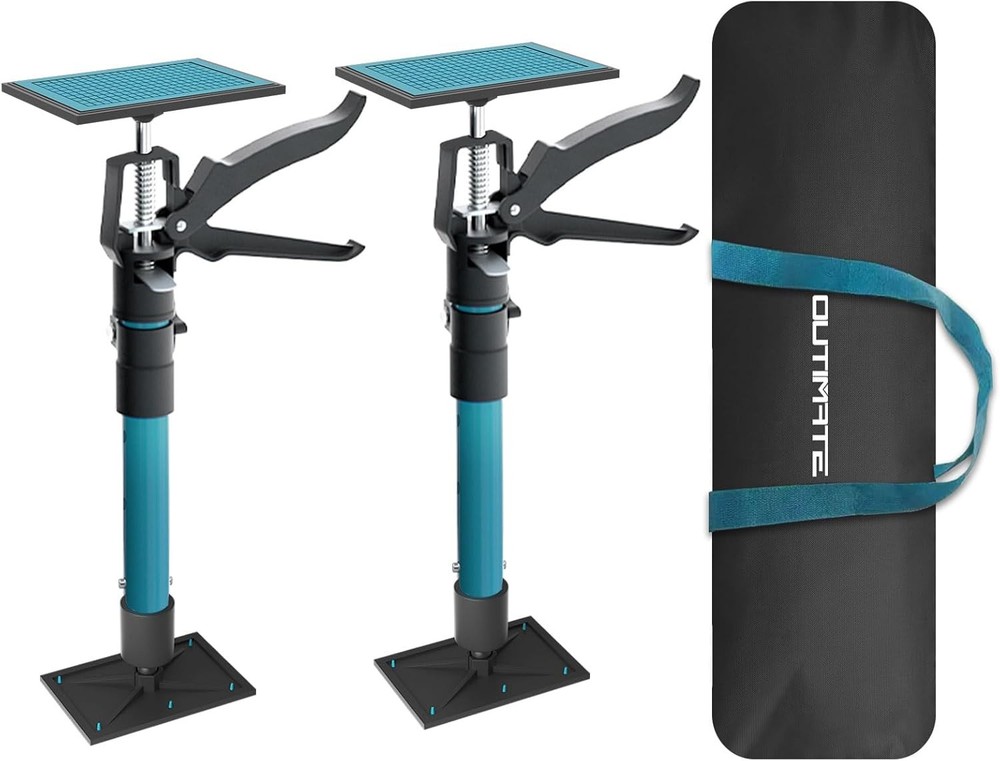 Adjustable Support Pole, Cabinet Jacks for Installing 13-4/5~23-3/5 2PCS
