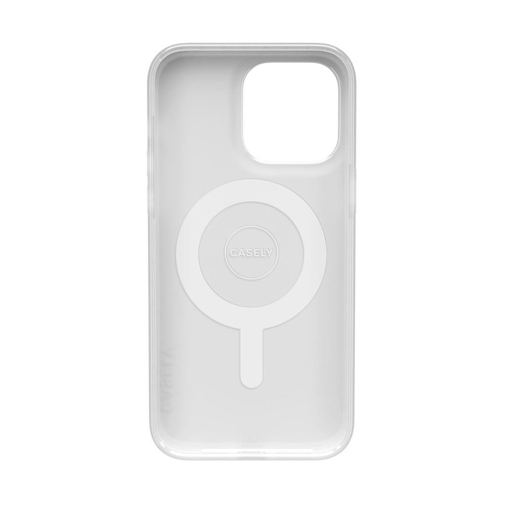 Casely iPhone 14 Pro Max Case | Into The Wild | White Snow Leopard | Compatible