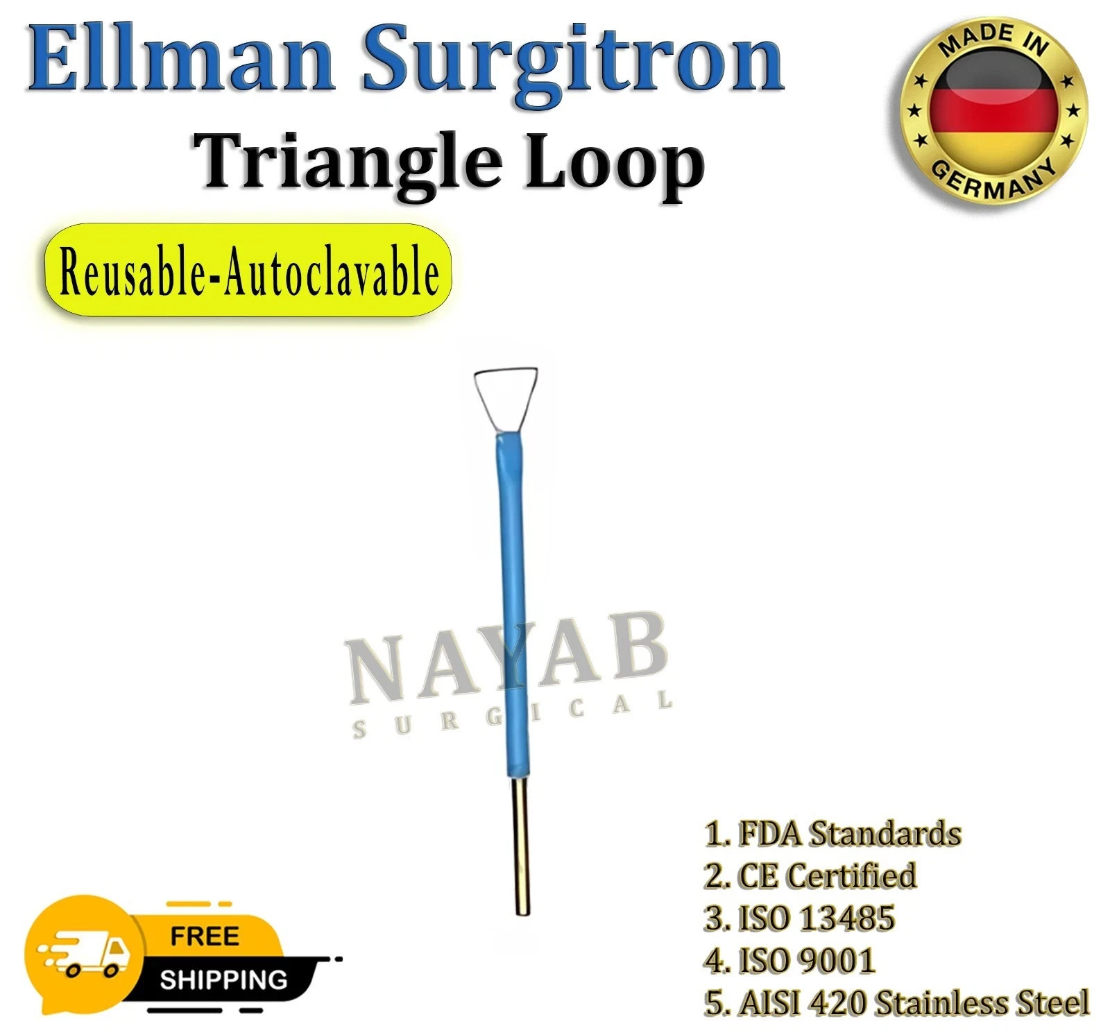 Ellman Surgitron Set of 14 Handpiece Electrodes Reusable - Tungsten Tips New CE