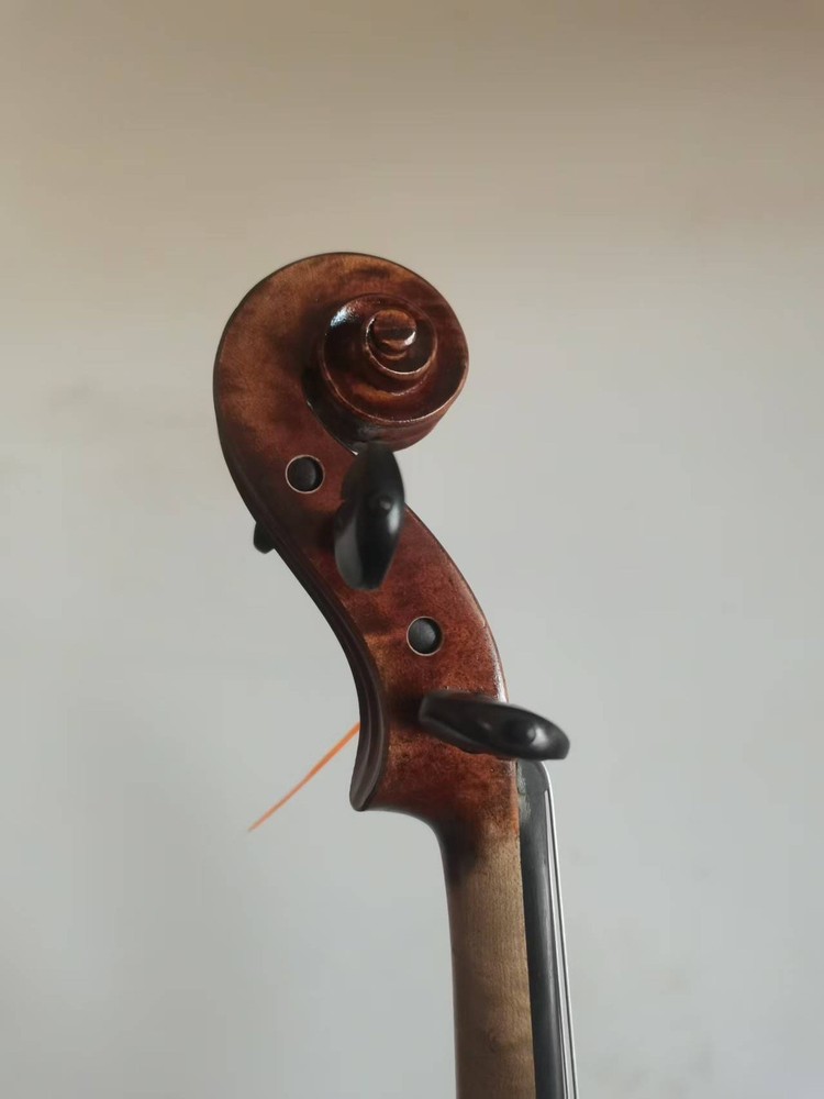 Master 4/4 violin Stradi model 1pc Solid flamed maple back spruce top K3912
