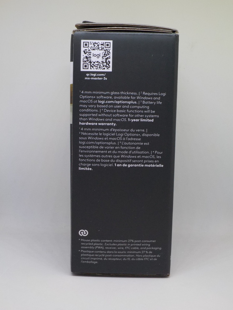 New Logitech MX Master 3S Bluetooth Edition Wireless Mouse, No USB Receiver