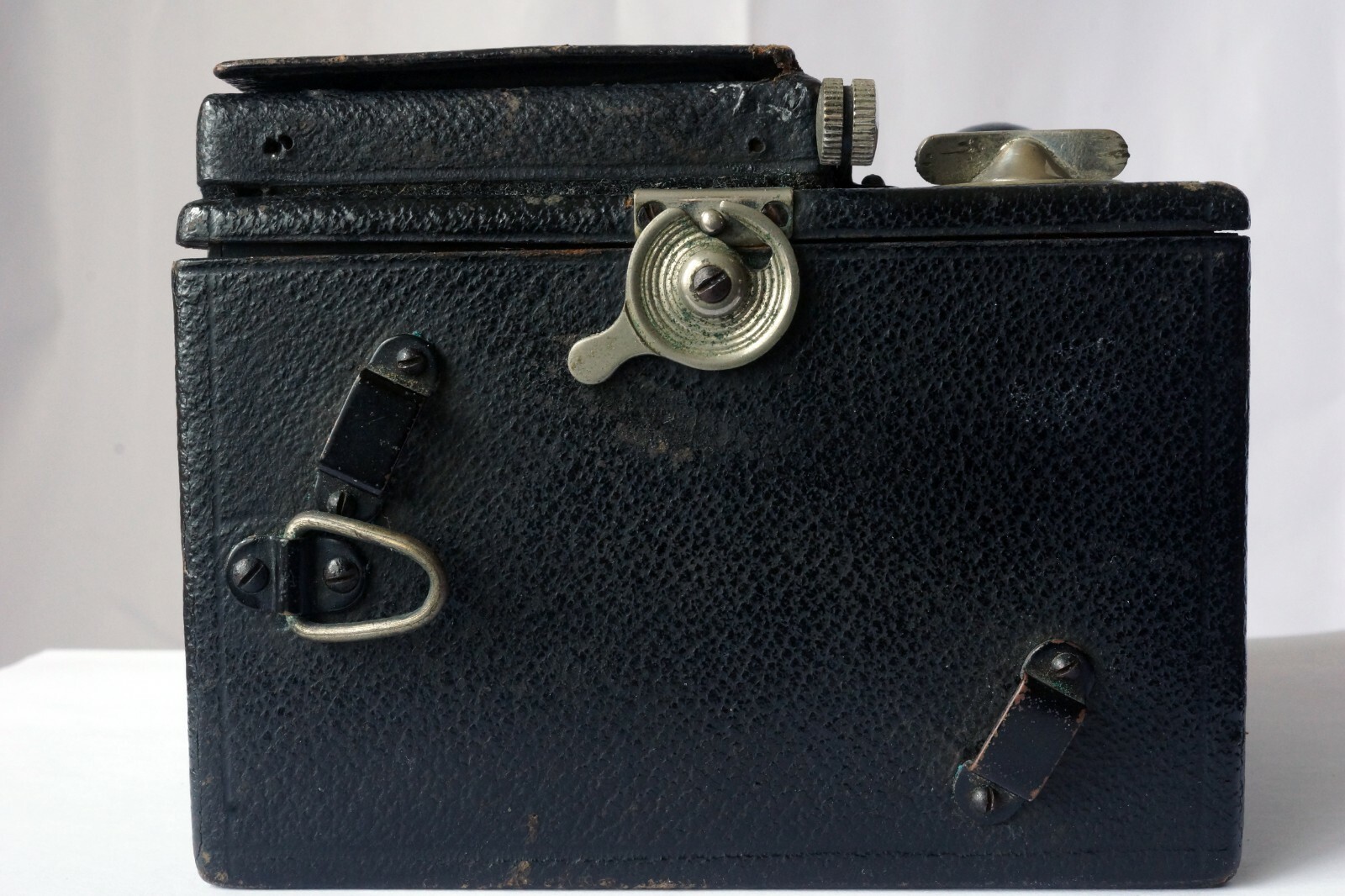 1920s Houghton Ensign 120 Roll Film Reflex Box Folding 6x9 Camera Work Well Rare