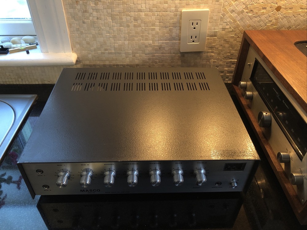 Mint Masco PRO-35 Solid State PA Amplifier 220V Perfect Working Condition