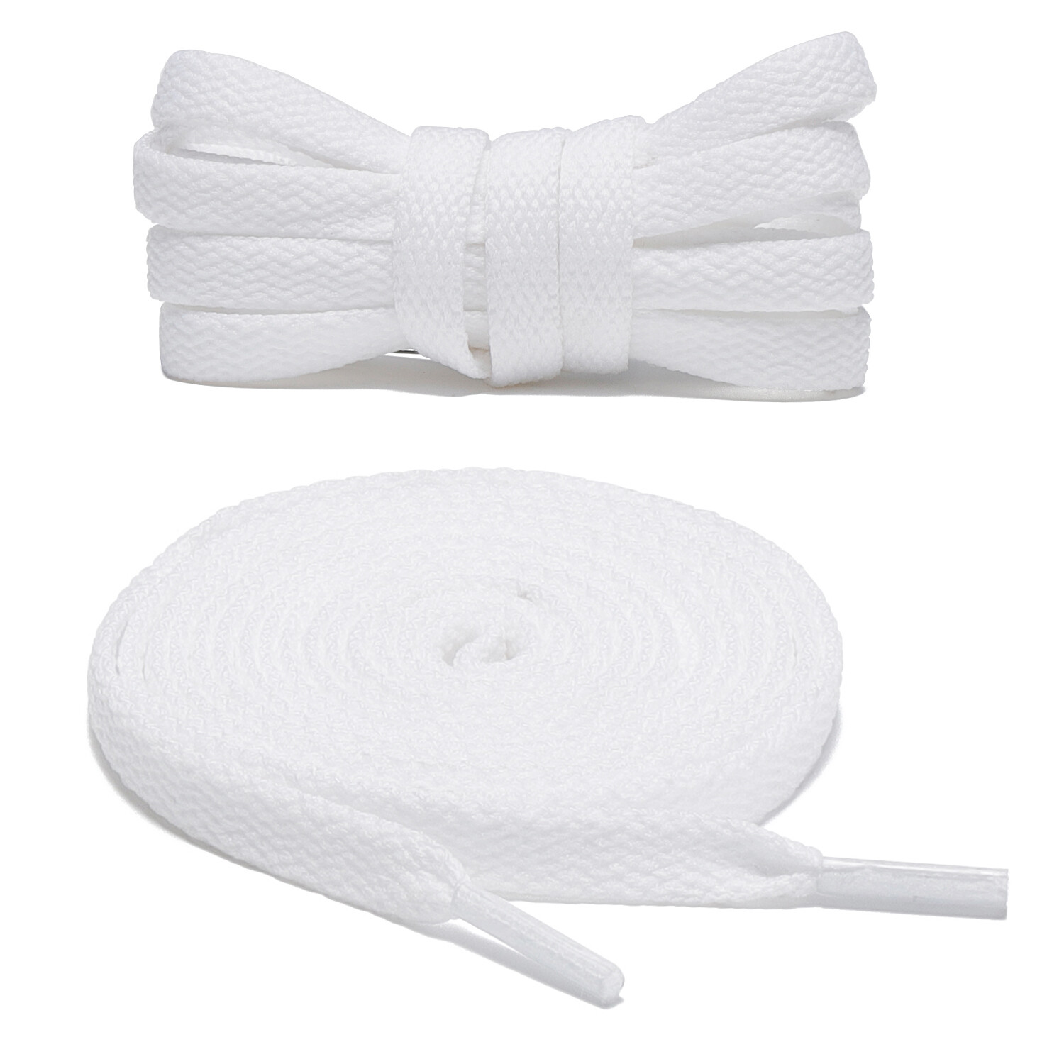 2Pair Flat Shoe Laces Replacement for Sneakers Boots Athletic Shoes 24 - 72 Inch