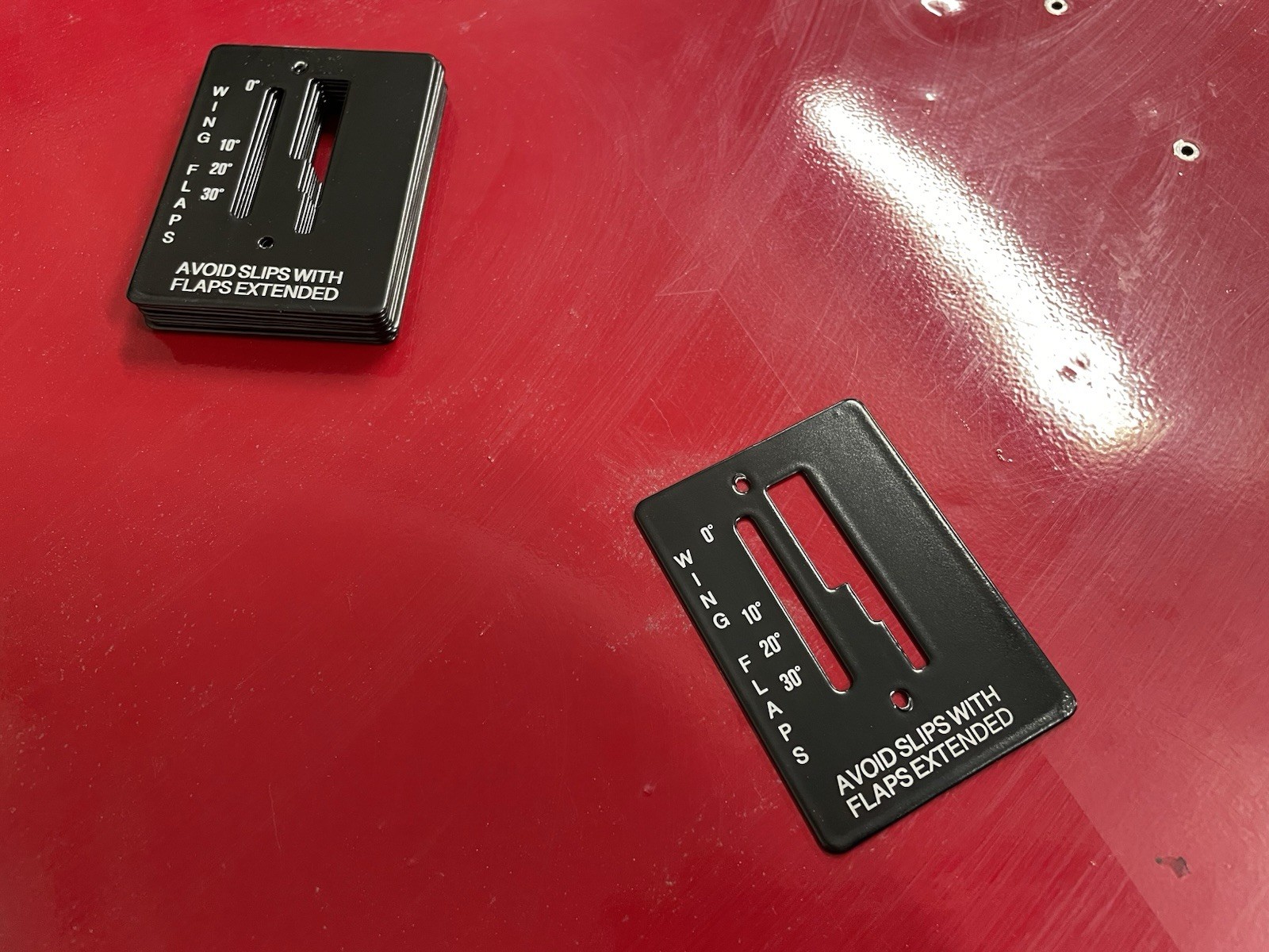 ✈️ NEW FLAP POSITION INDICATOR COVER PLATE, PN: SVK0560027-1 , SVK0560027-2