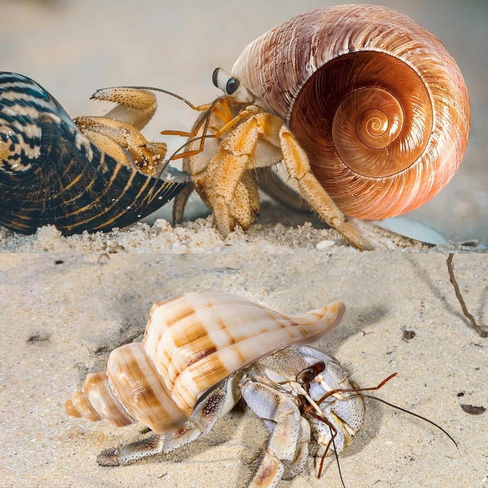 Hermit Crab Shells 12 Pack Assorted Turbo Shells Handpicked Crab House