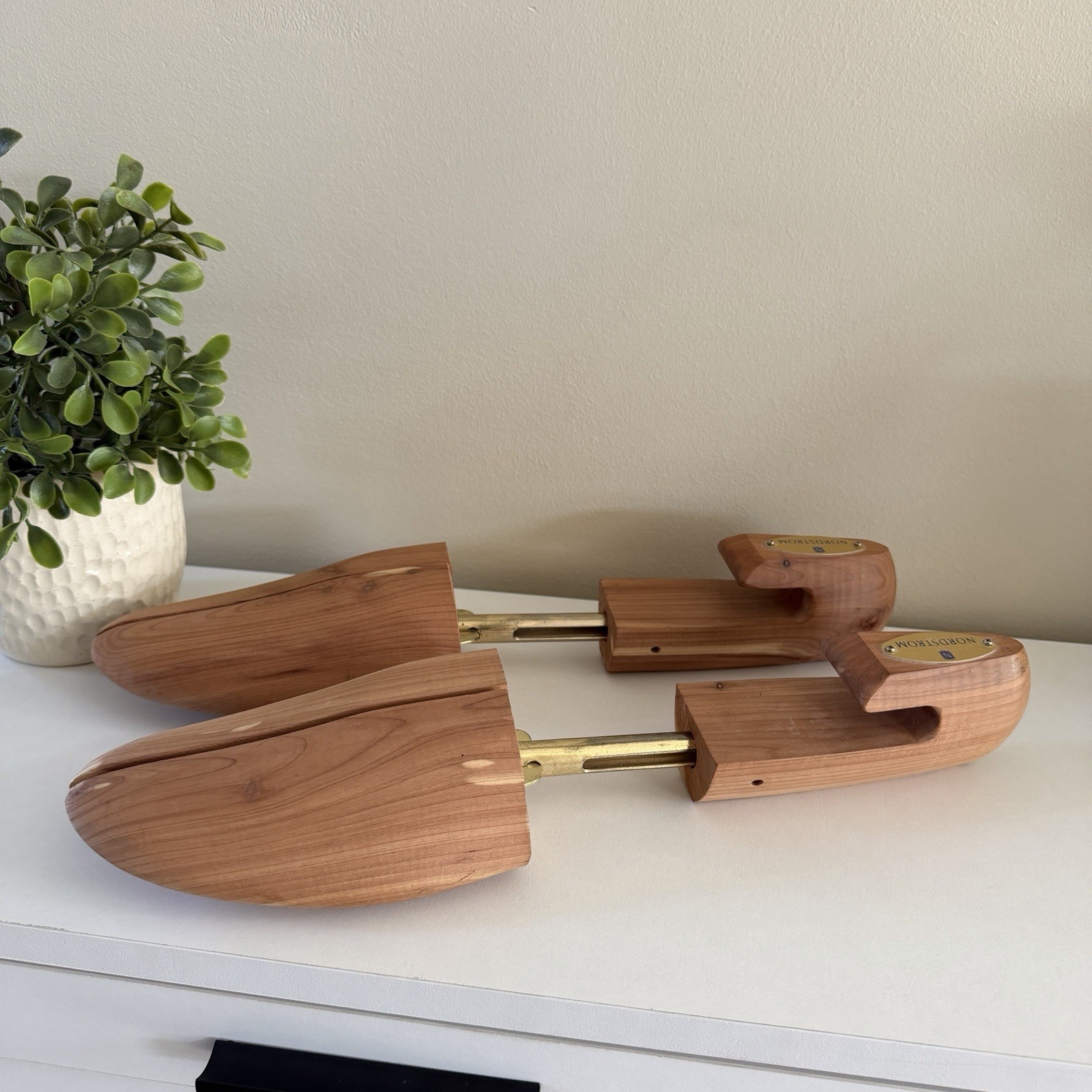 Men’s XL Cedar Shoe Trees Nordstrom Made in USA Wooden Shoe Stretchers Pair
