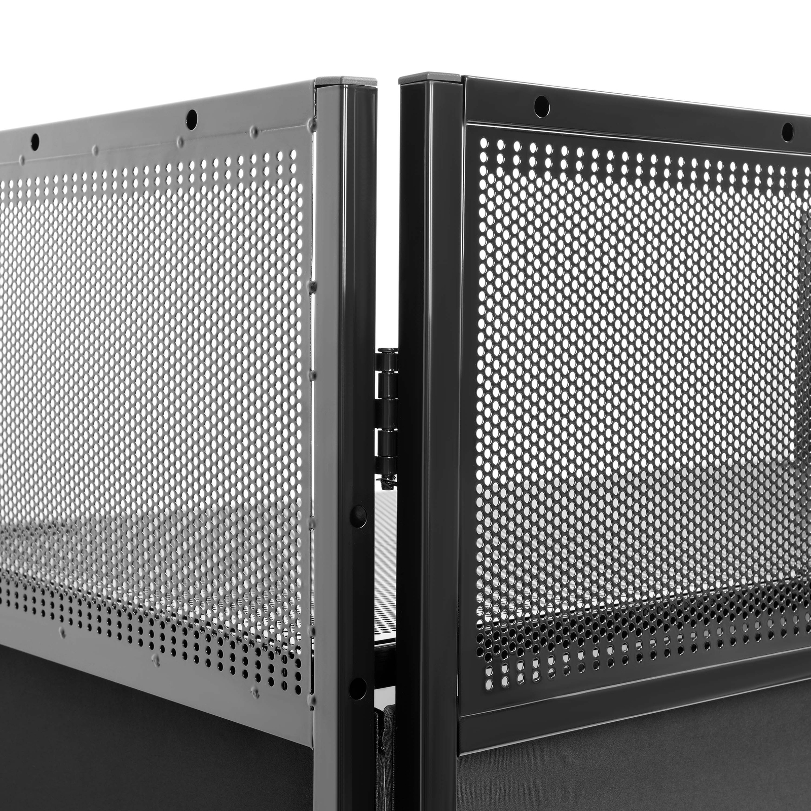 White Black DJ Event Table Facade Scrim Metal Built in Flat Table w/ Travel Bag