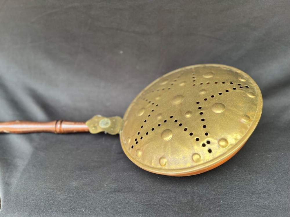 Antique Copper And Brass Bed Warmer