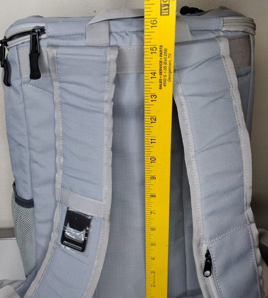 HIMAL Backpack Cooler Insulated Lining Multi Pockets Lightweight Blue-Gray 16"