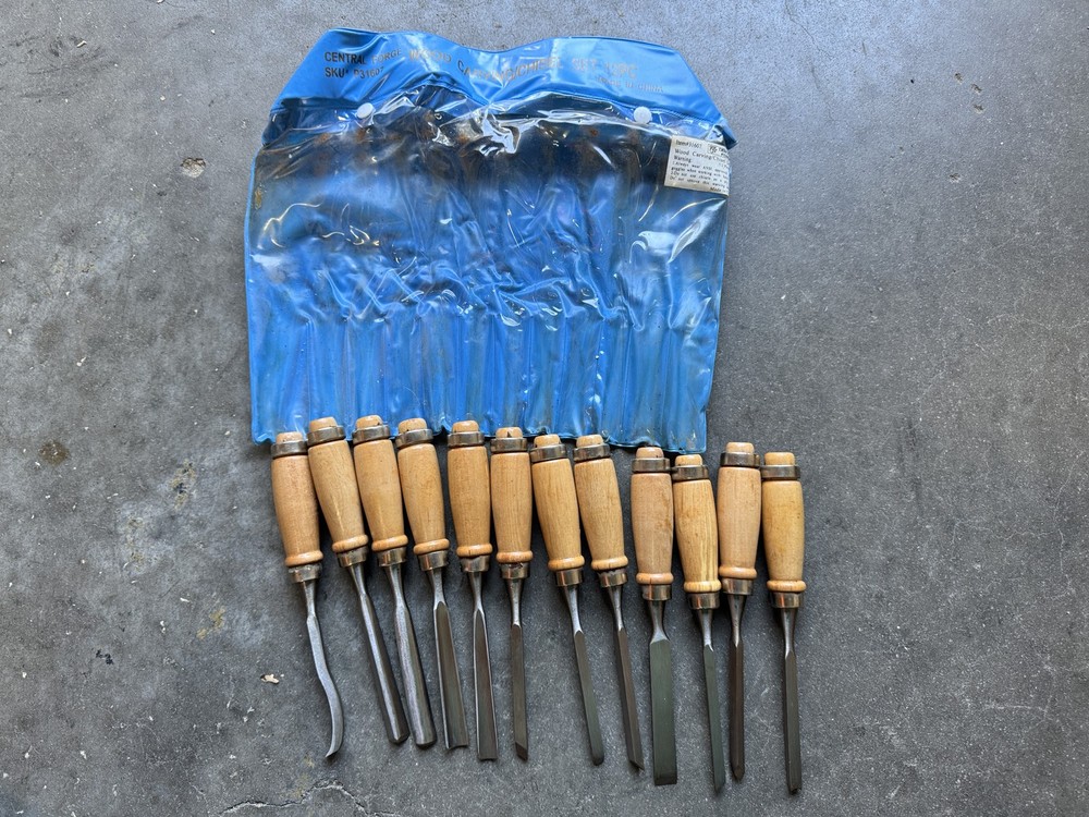 Central Forge Wood Carving Chisel Set 12 Pc
