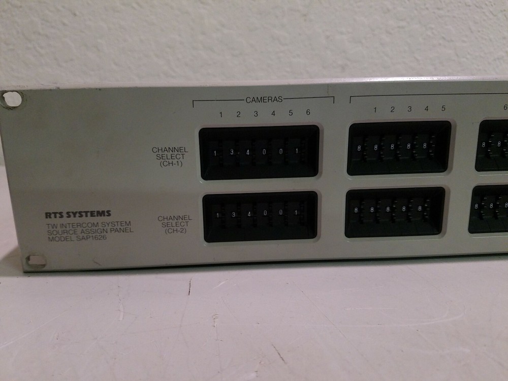 RTS Systems TW Source Assign Panel SAP-1626