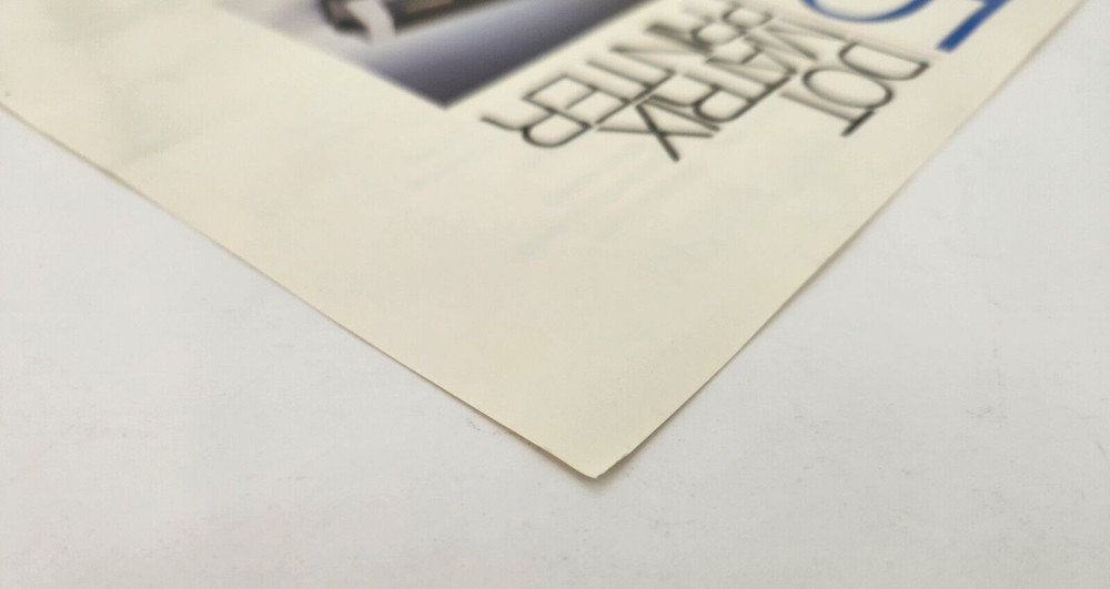 Commodore MPS801 Dot Matrix printer Sales Specifications sheet Vintage ad