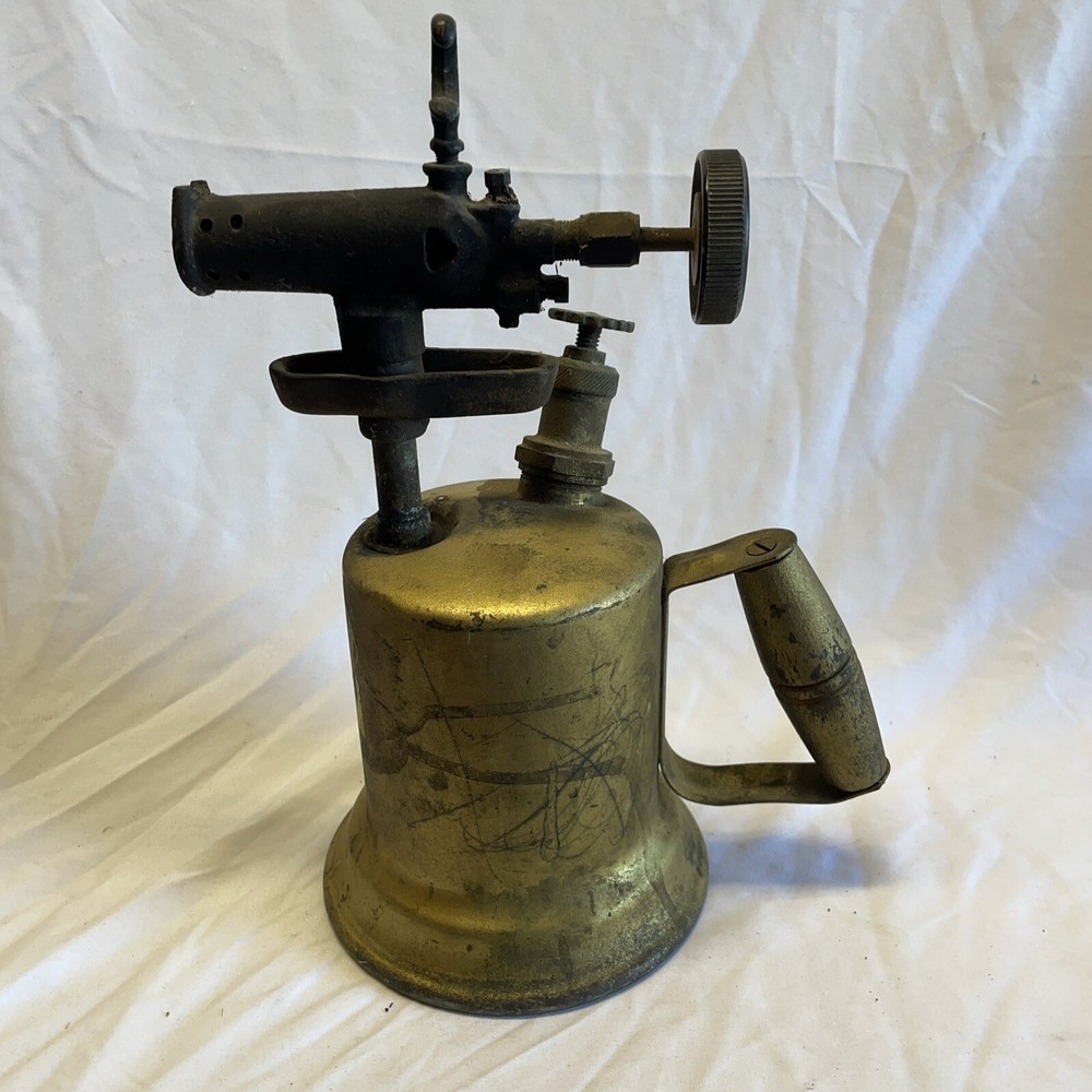 Vintage Brass Blow Torch Untested