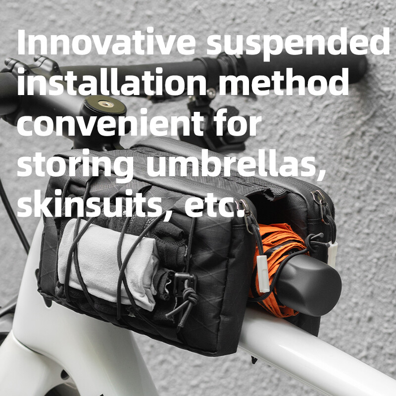 ROCKBROS MTB Road Front Bicycle Crossbar Bike Frame Small Pannier Saddle Bag 1L