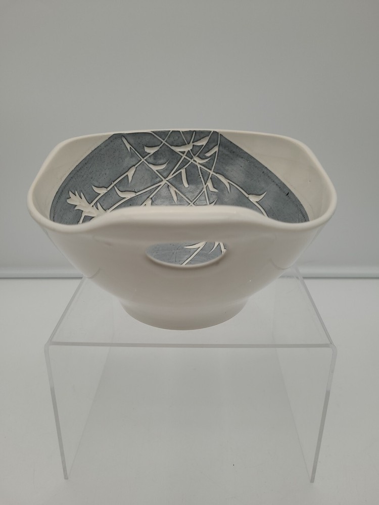Mandy Henebry Pottery Bowl & Mug Signed Wheaton Grey