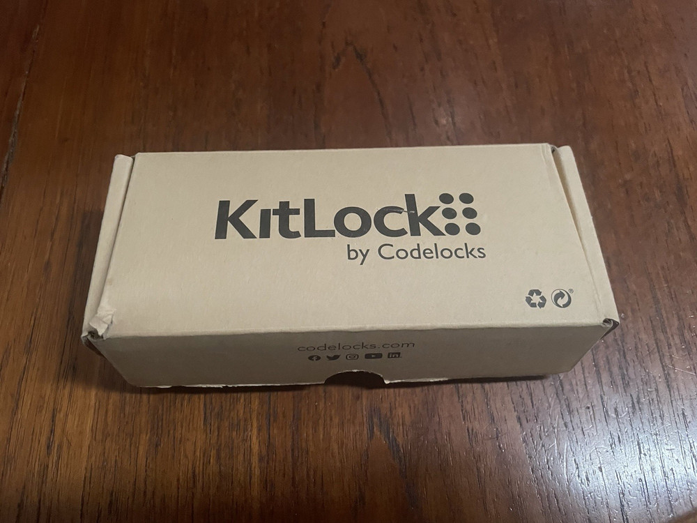 New Kitlock Codelocks 1000 SG KL1000 Keypad Lock Silver Grey