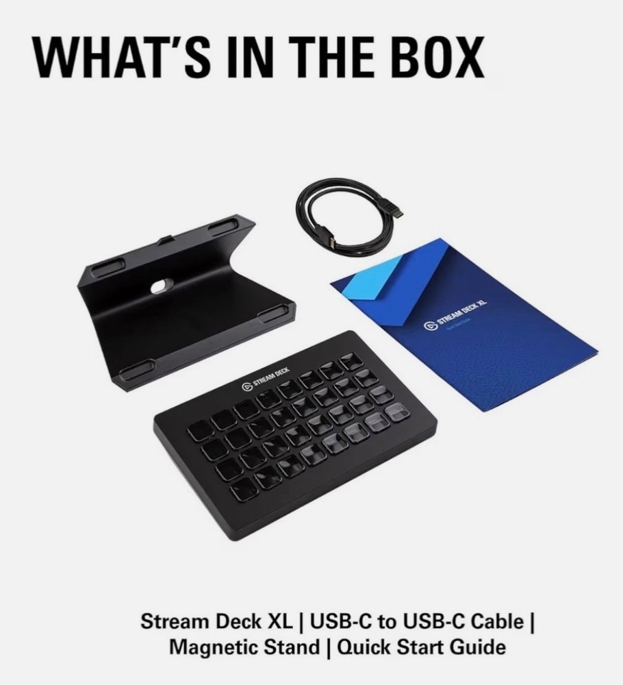 Stream Deck XL – Advanced Studio Controller, 32 Macro Keys, Trigger Actions