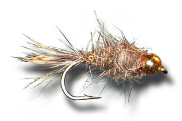 10 Bead Head Hare and Copper nymph