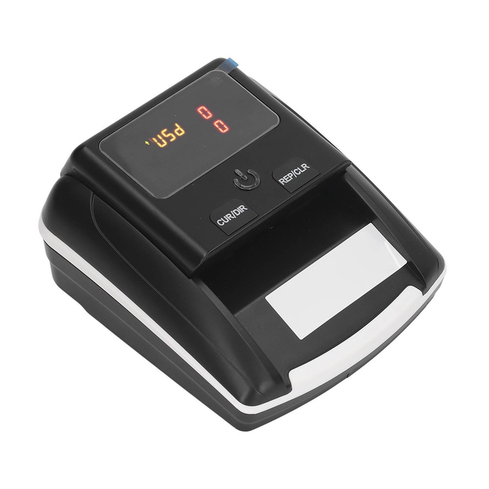 US Plug Automatic Banknote Detector Portable USD EUR Count Machine Counterfeit B