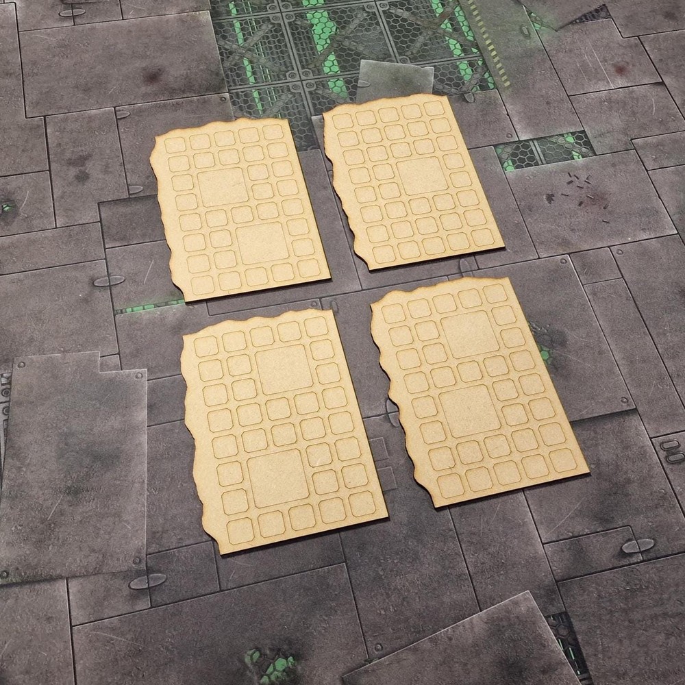 Modular Area Terrain Pack - 11th Edition Compatible - 16 Piece Templates