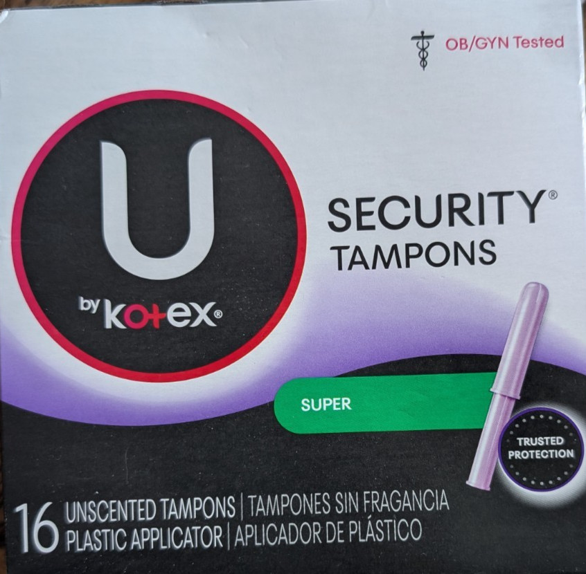 U by Kotex Unscented Security Tampons
