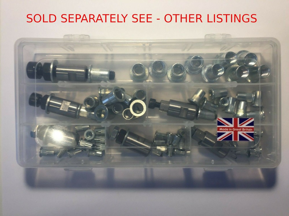 M3 .. M10  Heavy Duty High Tensile Rivnut Insert Setting Tool Nutsert Kit U^^^^K