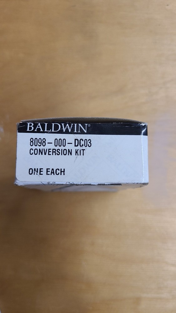 Baldwin 8098-000-DC03 Double Cylinder Conversion Kit, 2"-2.25"