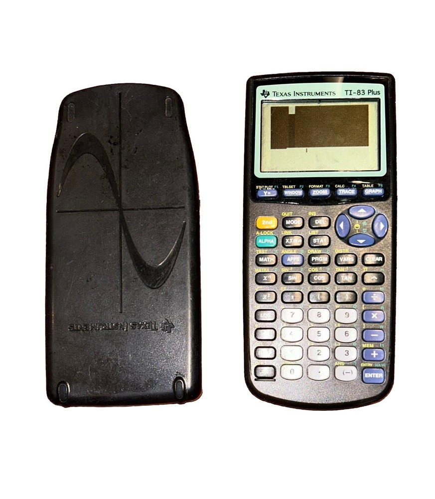 Texas Instruments TI-83 Plus Graphing Calculator With Cover