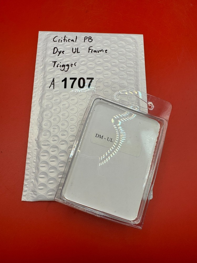 Critical PB Dye UL Frame Trigger