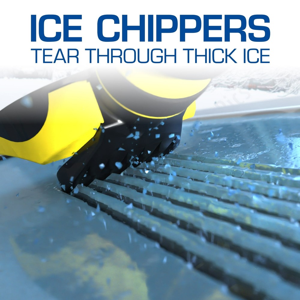 Rain-X 36" Snow Brush Ice Scraper Tool with Curved Handle