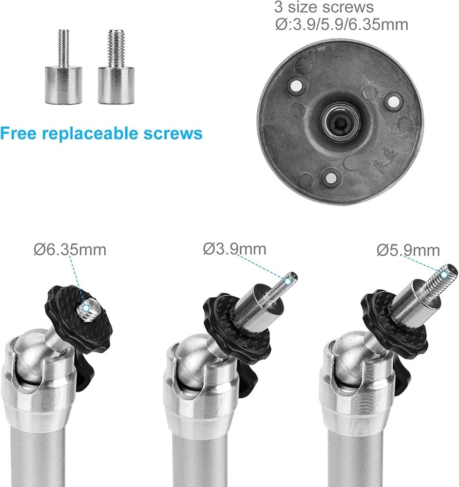 Universal Ceiling Wall Projector Mount - Silver Stand for 175mm Mini Projectors