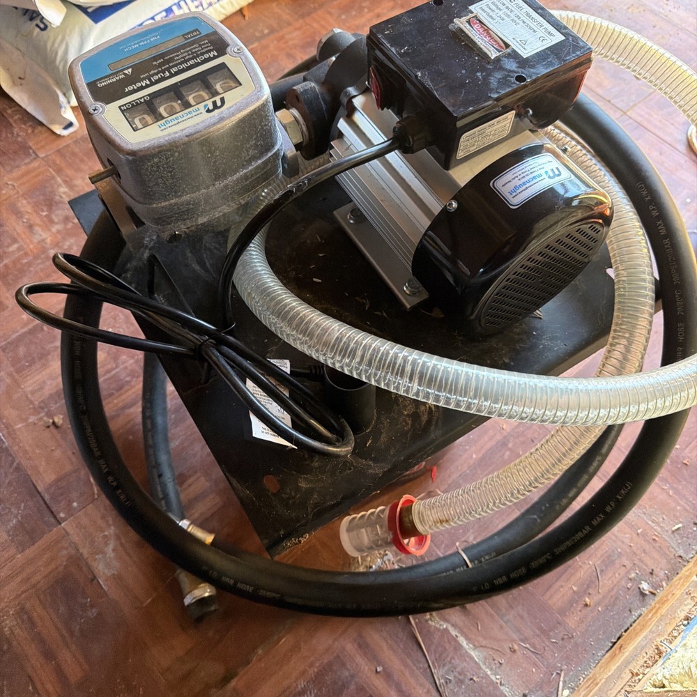 Transfer Pump 120V Plug In Caught With Meter