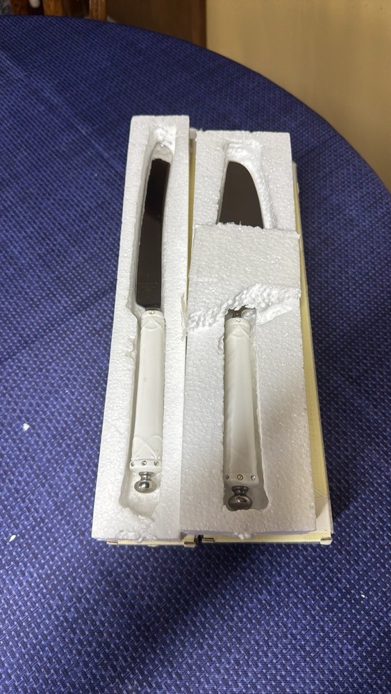 Lenox Bliss Wedding Cake Serving Set In Boxes