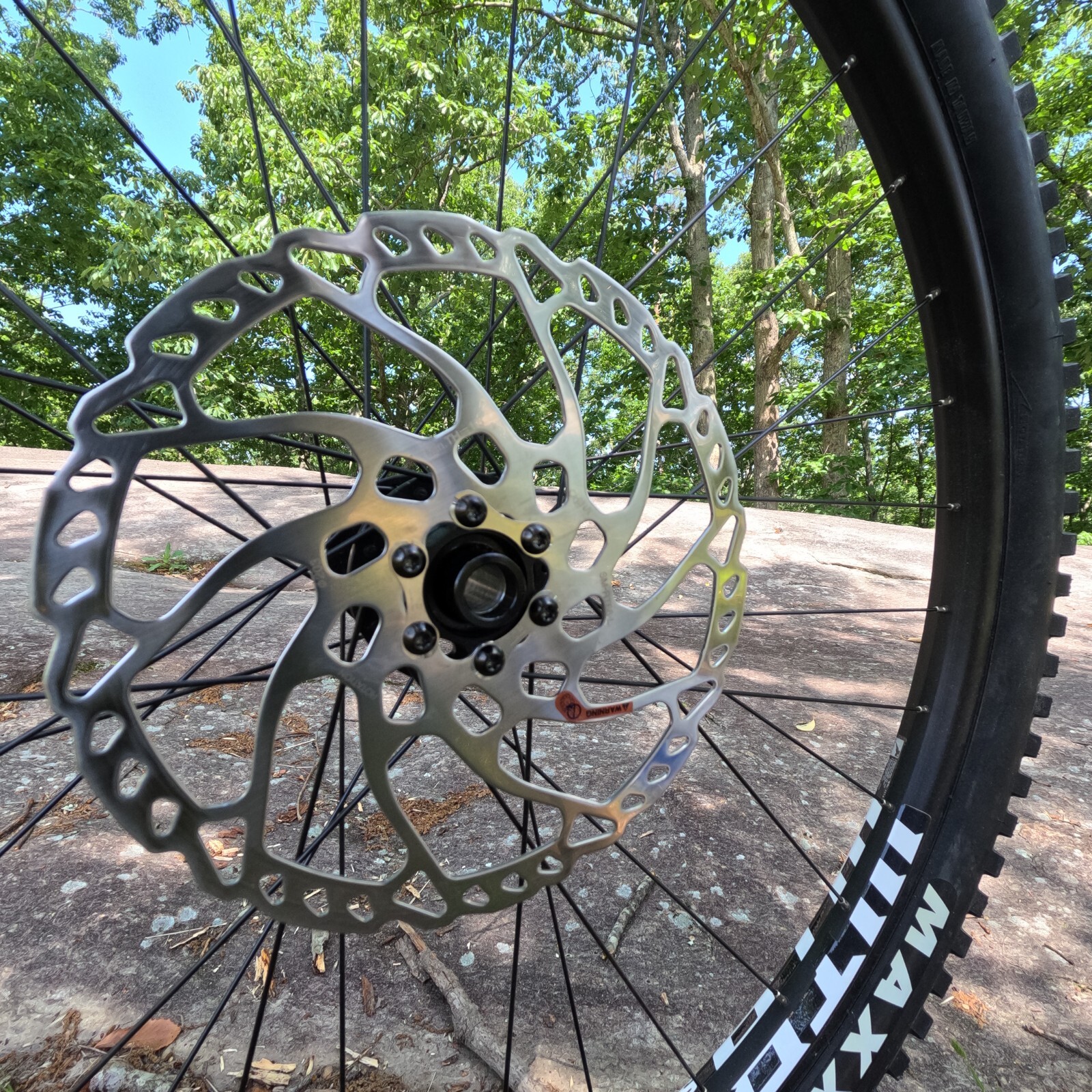 Trail Arc Titanium MTB Brake Rotor Bolt 2 Wheel Kit for 6-Bolt Brake Rotor