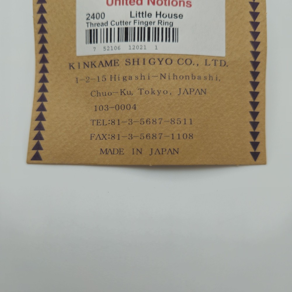 New Thread Cutter Finger Ring Japan Unopened Sewing Crafts String