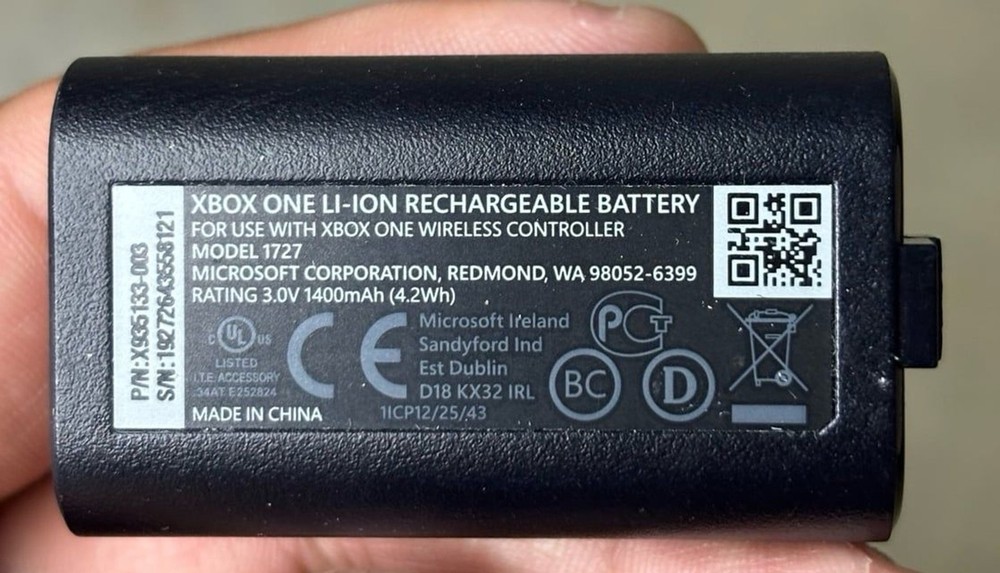 OEM Microsoft Rechargeable Battery For Xbox One Wireless Controller Model 1727